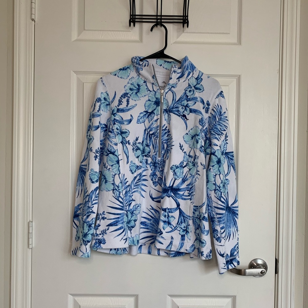 Tommy Bahama 1/2 zipper sweatshirt